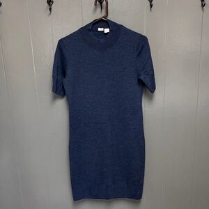 GAP Blue 100% Merino Wool dress